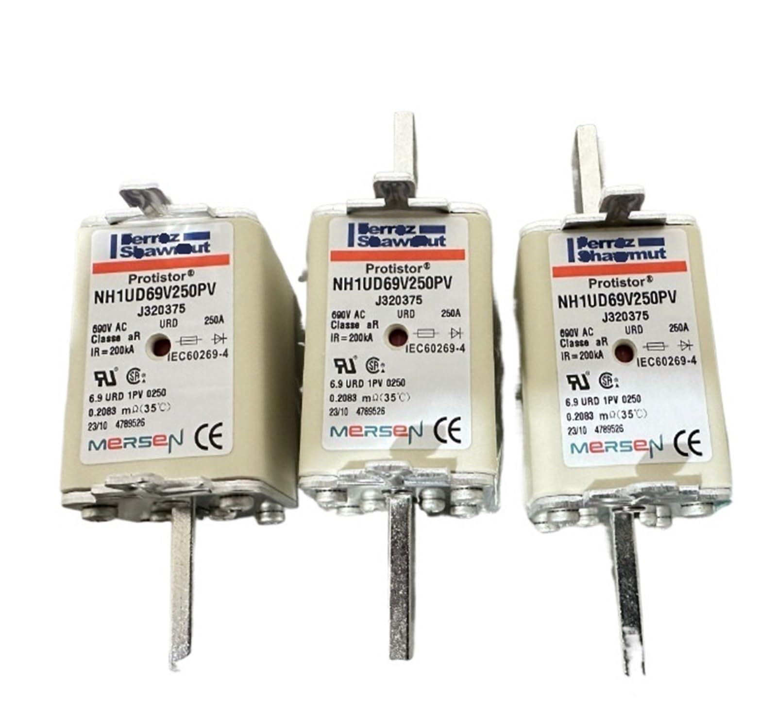 Fusible NH1UD69V315PV N320379 cartouche industrielle photovoltaïque