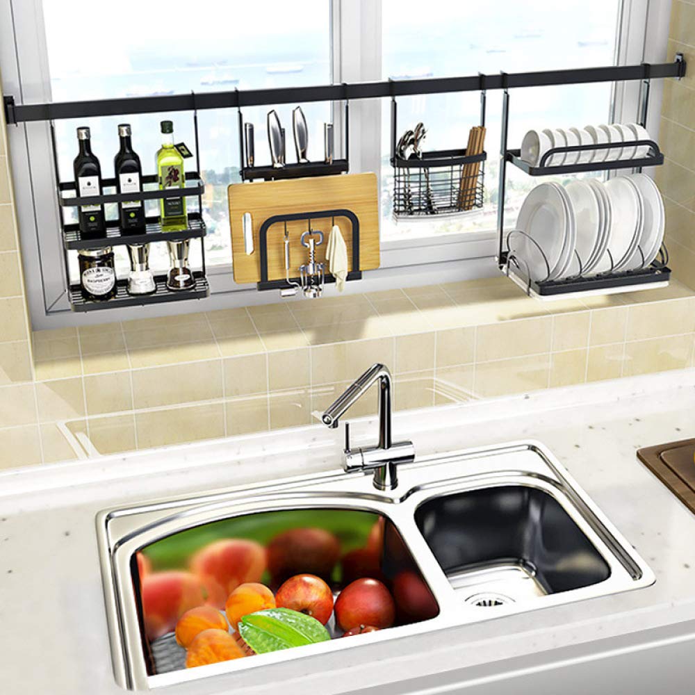 An Der Wand Befestigtes Gewürzregal-Speicher-Organisator-Regal Für Küche Kabinett Schrank Pantry Tür,70cm