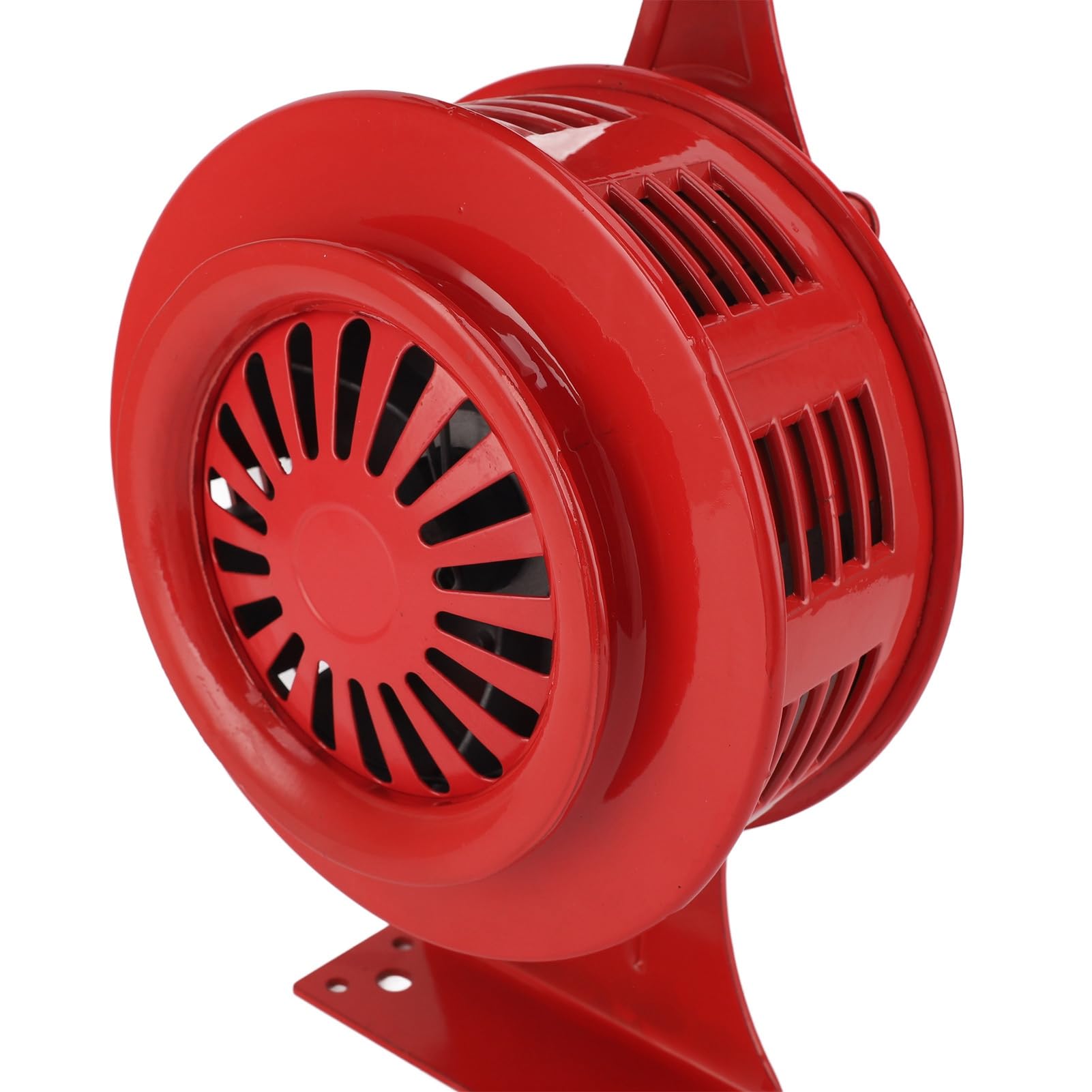 Sirena Ad Alto Volume da 125 DB a Manovella con Volume Regolabile per le Emergenze, Allarme Sonoro Impermeabile Ad Azionamento Manuale Realizzato in Lega di Alluminio per