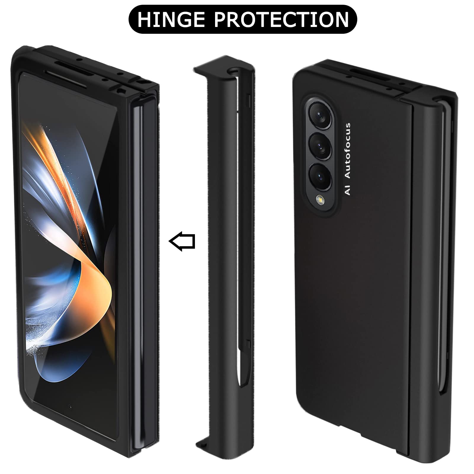 Amazon.com: NINKI Smart Accessories: Galaxy Z Fold 4 Case