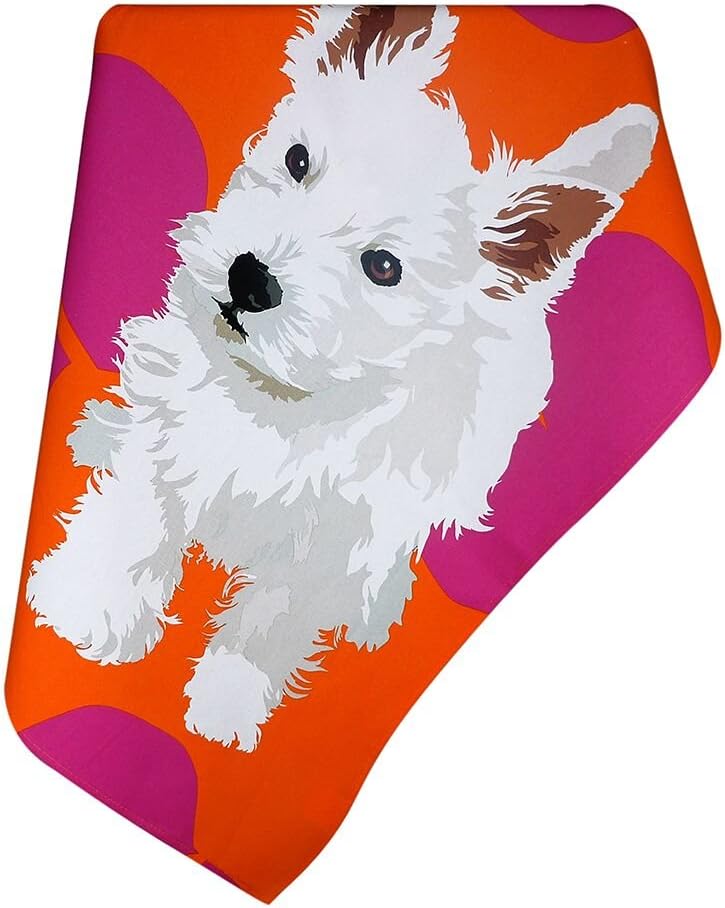Leslie Gerry - Westie Dog Tea Towel