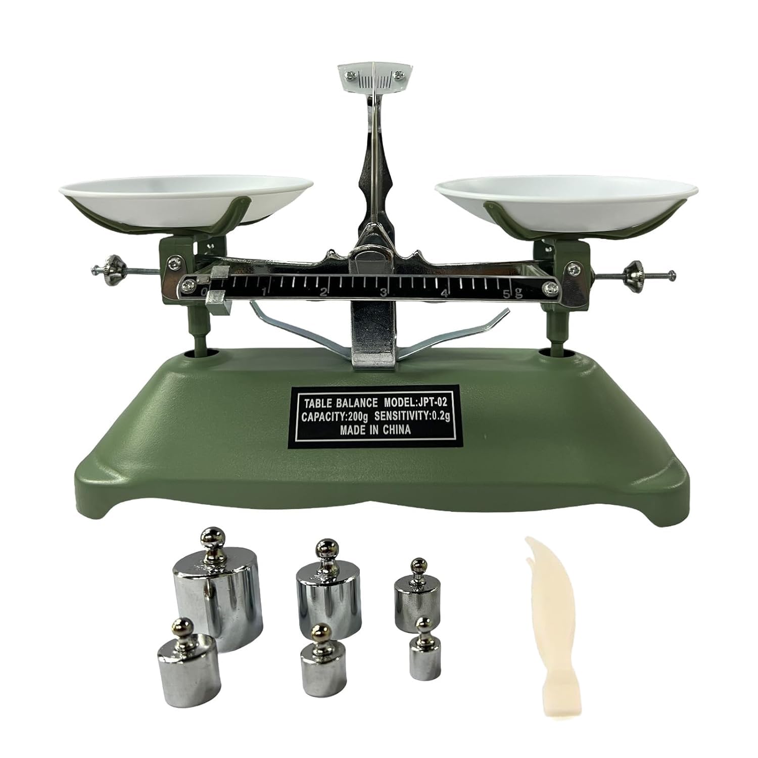 TADA 200g 0 2g Mechanical Balance Scale with Calibration Weights for Science Lab and Classroom Teaching Tool