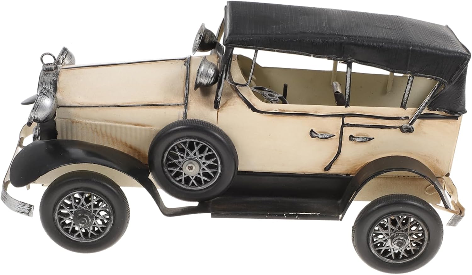 Vintage Iron Truck Model for Classic Car Lovers Home Office Decor Iron Truck Adornment