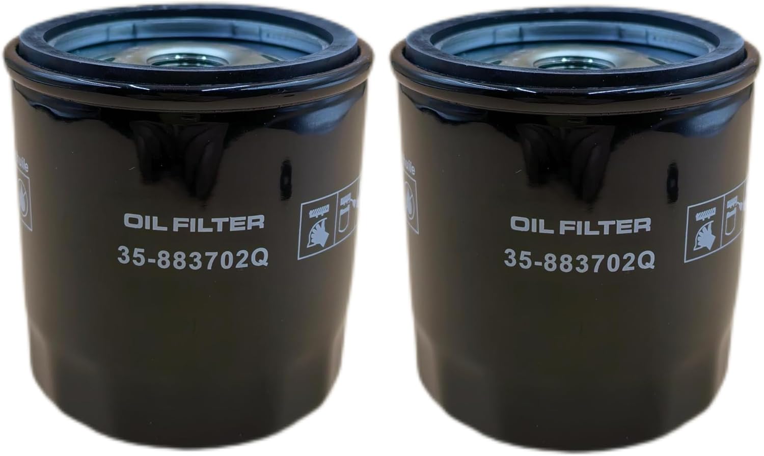 35-883702Q Oil Filter Replace Mercury MerCruiser GM V6,OMC GM V6 3.8L 4.3L Compatible with Chrysler inboard Engines (6/Pack)