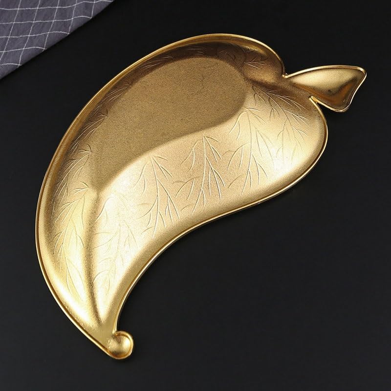 Handmade Metal Leaves Creative Snack Plates Home Storage Decoration Fruit