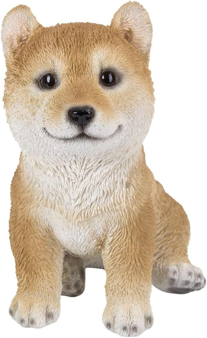 Uvia H16597 Shiba Inu (Small) 4.3 x 3.3 x 4.9 inches (11 x 8.5 x 12.5 cm), Doll, Figure, Figurine, Animal, Garden, Decoration, Dog, Dog