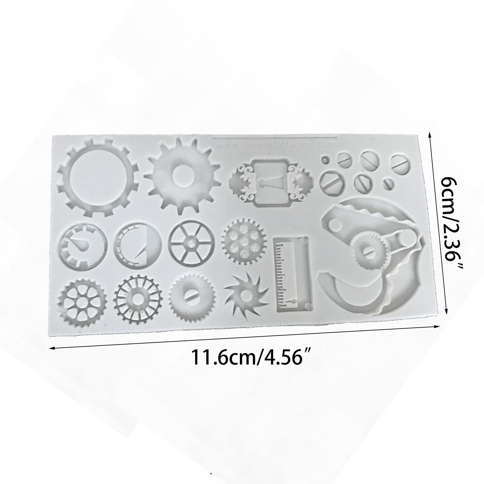 Steampunk Getriebe Fondant-Form – Silikon, 8 X 7,5 Cm, Für Kuchen & Schokolade