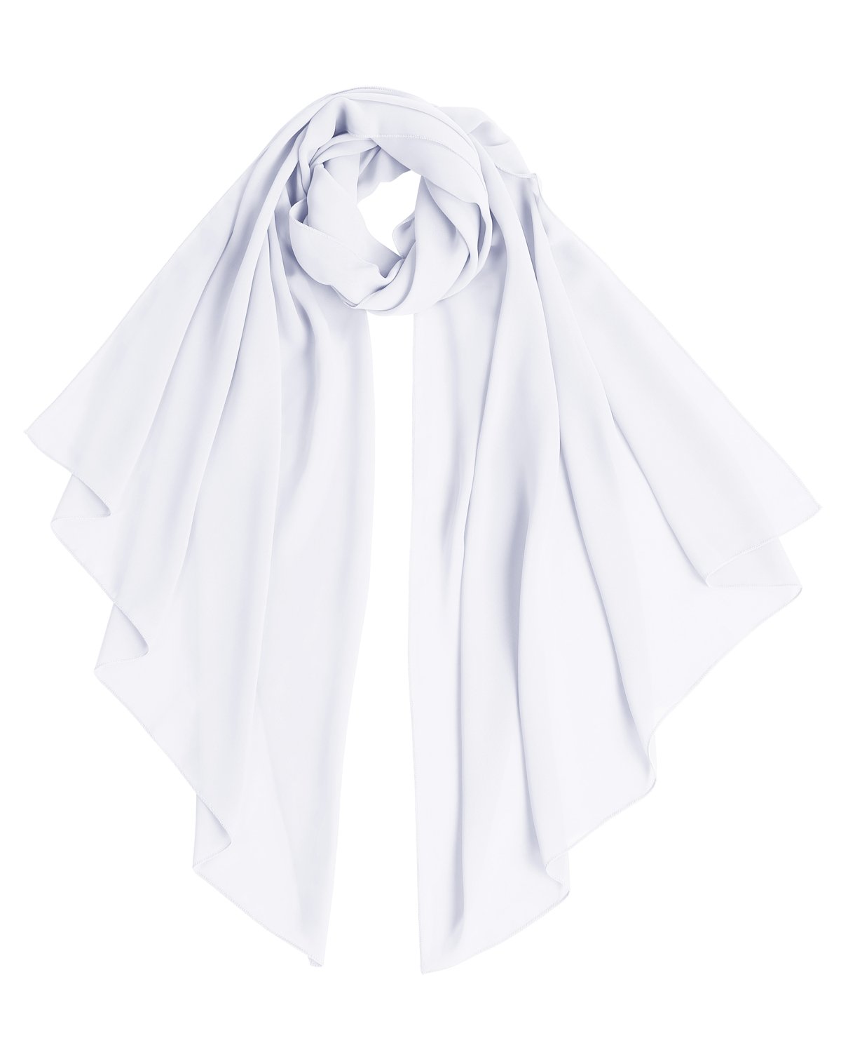 bridesmay Damen Halstuch Chiffon Stola, Leichter Sommer Schal, Elegantes Accessoire für Hochzeit, Party und Abendkleid