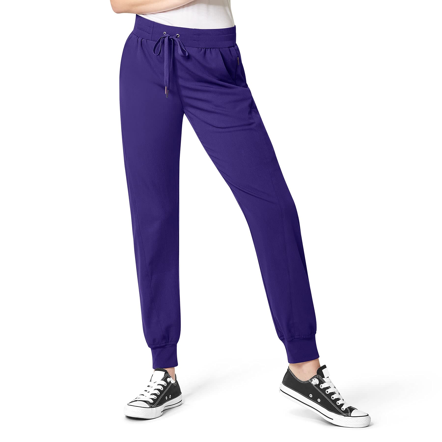 WonderWink WonderWink AERO Women's Cargo Jogger Scrub Pant, Grape, 3XL Tall