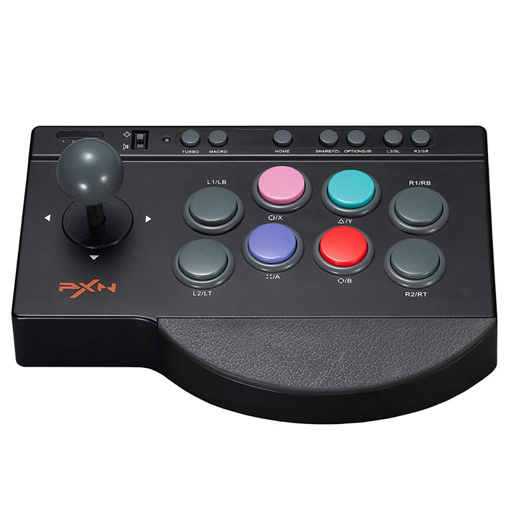 PXN 0082 Arcade Fight Stick, Gaming Fighting Joystick, Street Fighter Arcade z funkcjami Turbo i Makro, Fighting Game Controller do PS3, PS4, Xbox One, Xbox Series X/S, PC Windows