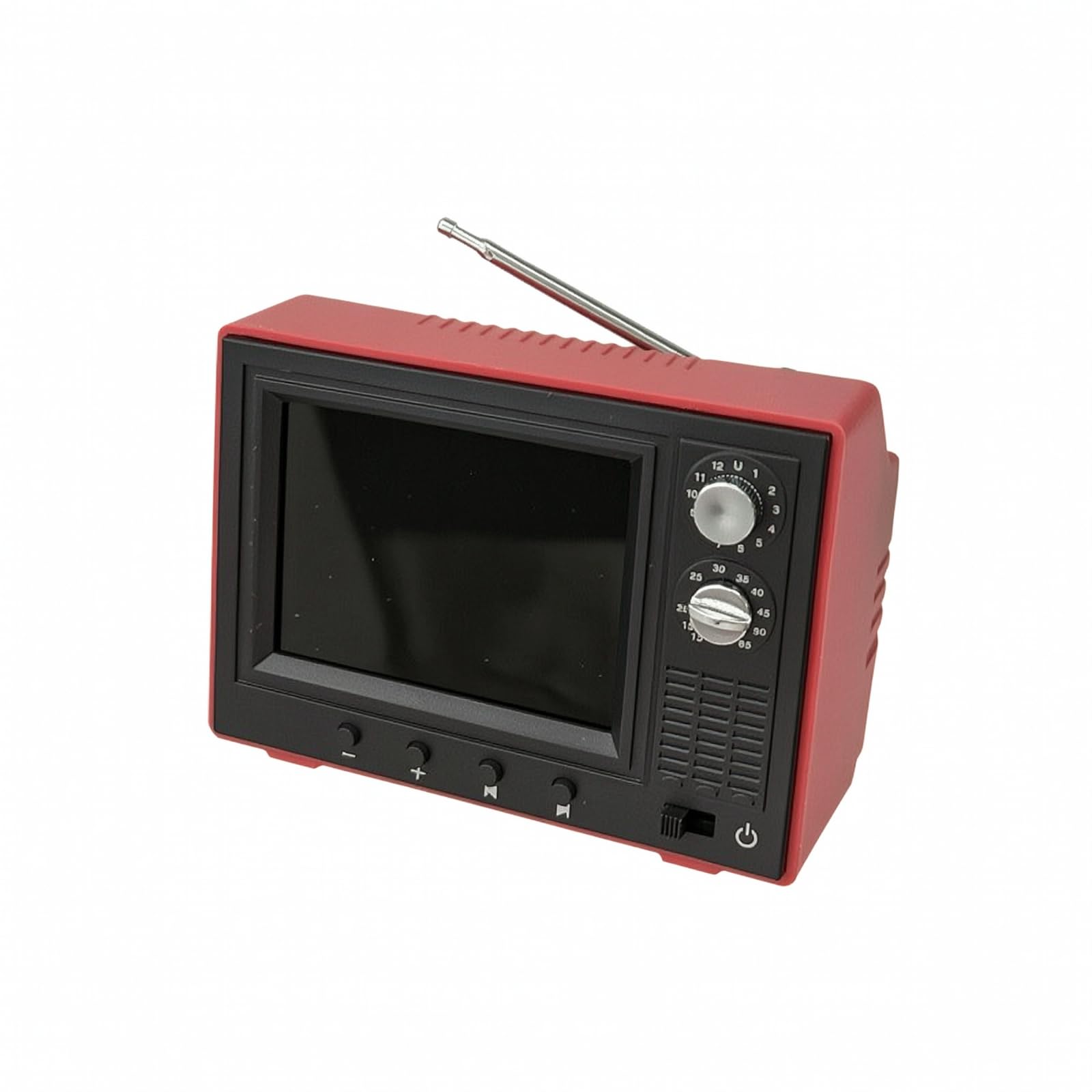 Ornamento levisivo per Ambientazioni Compatto, Mini retrò in Plastica, Durevole, per Progetti da, Collezionisti di Miniature,