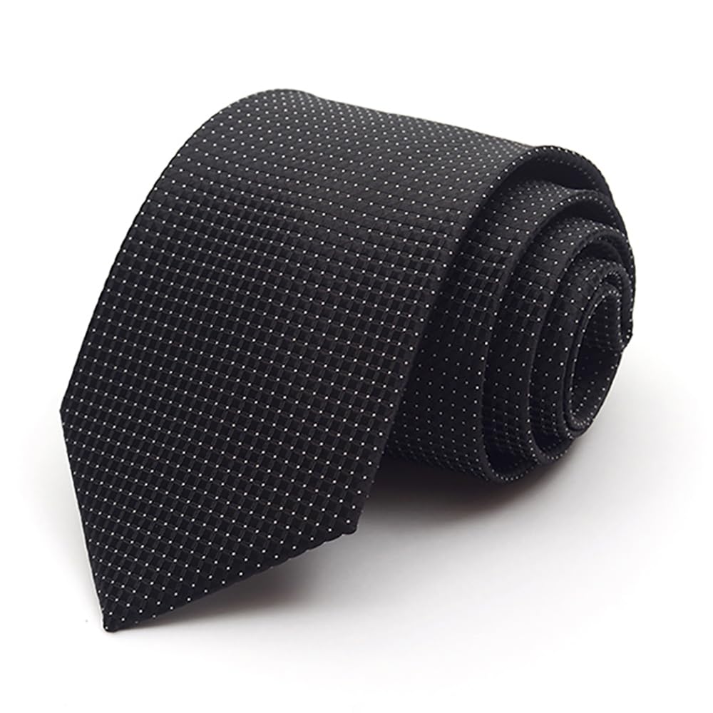 Fashion 3.5'' Ties for Men Business Wedding Necktie 9CM Checkered Striped Plaid Polka Dot Neck Tie Gift Box