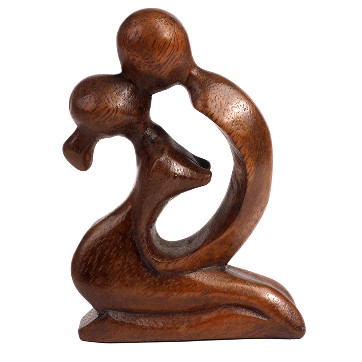 ART-CRAFT Küssendes Paar aus Suar Holz 10 cm