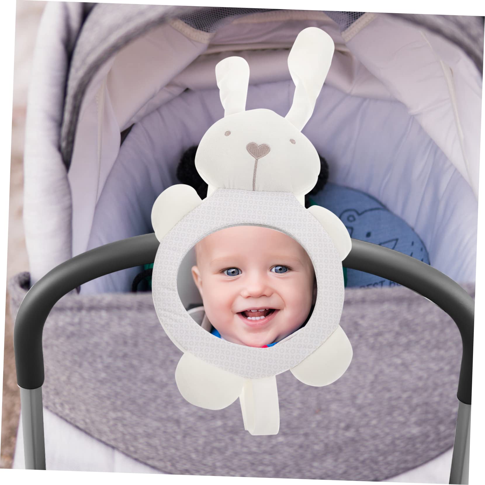 VICASKY 3pièces Miroir De Voiture Pour Forme De Lapin Miroir Observation Arrière Pour Sièges Orientés Vers Arrière Sécurité Et Confort Pour Voiture