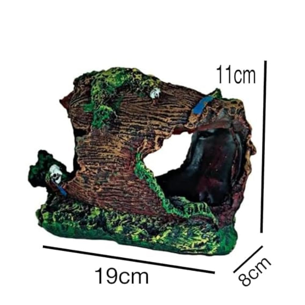 Aquarium Decoration Cave Fish Tank Decor Ornament for Aquarium Setup Fish Tank Accessories Decorative Cave Structure for Aquatic Plants Fish Hiding Space Aquarium Landscape Decor 2