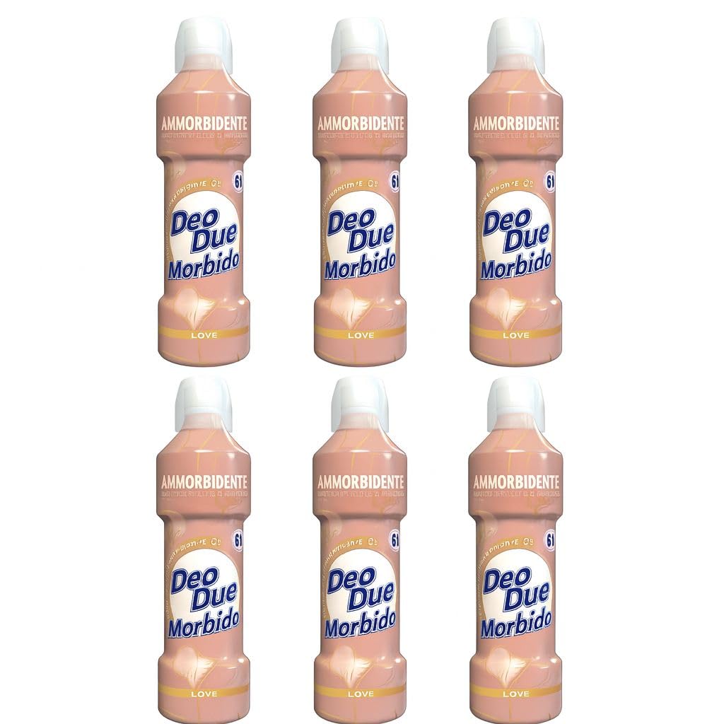 Ammorbidente Premium Collection Love, Concentrato 3x, Formula Profumata Lunga Durata, 50 Lavaggi (x6 Flaconi)