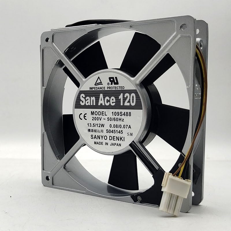for SANYO 109S488 200V 0.07/0.08A 12025 12CM Aluminum Frame Inverter Fan