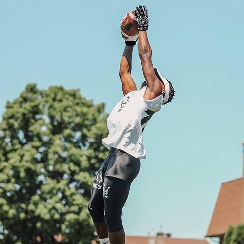 Miniatura 7 de GOWISDOM Youth Football Gloves,Silicone Sports Receiver Glove,Super Tacky Grip Receiver Football Gloves for Youth & Kids