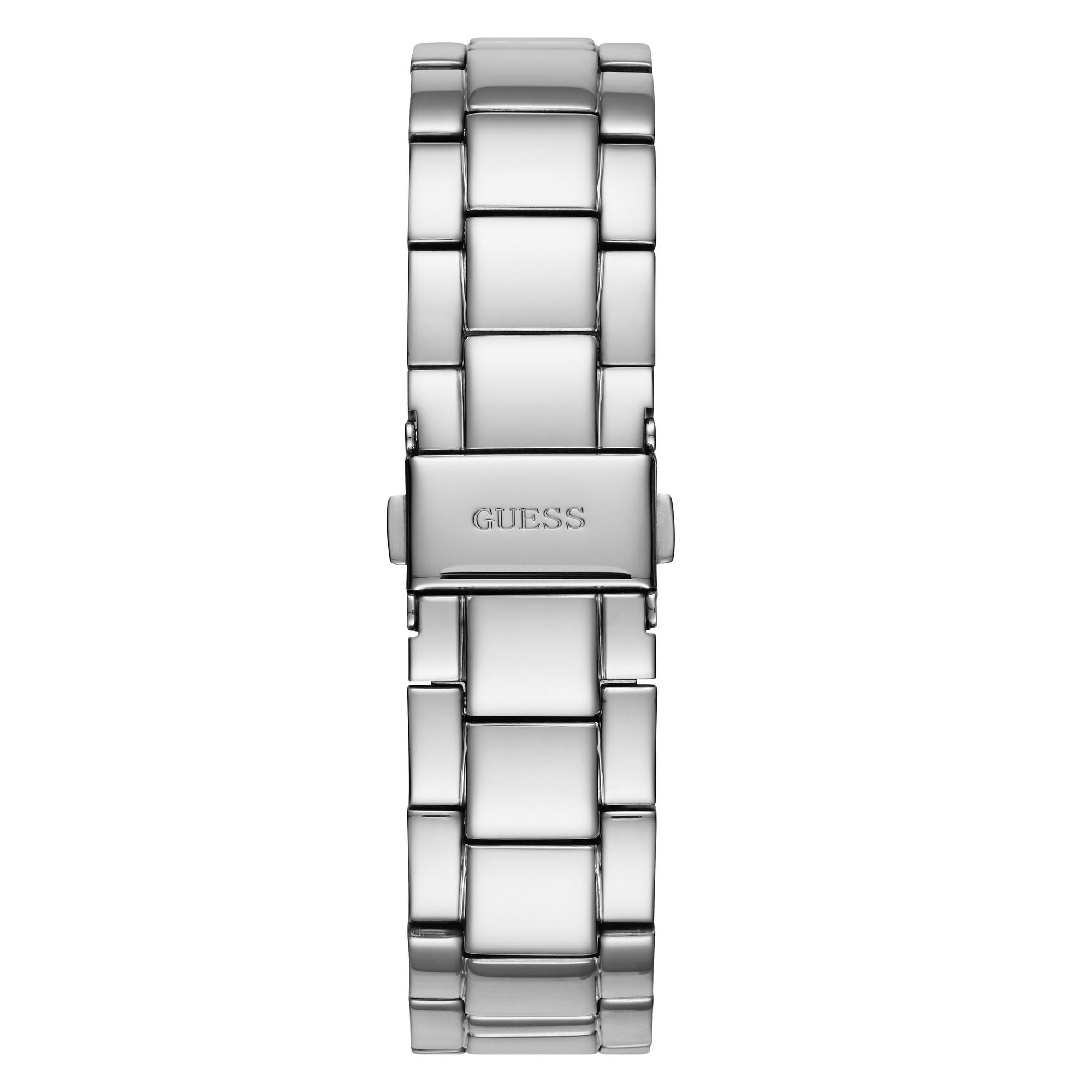 Guess Women's Multi-dial solar Watch with Stainless Steel Strap.