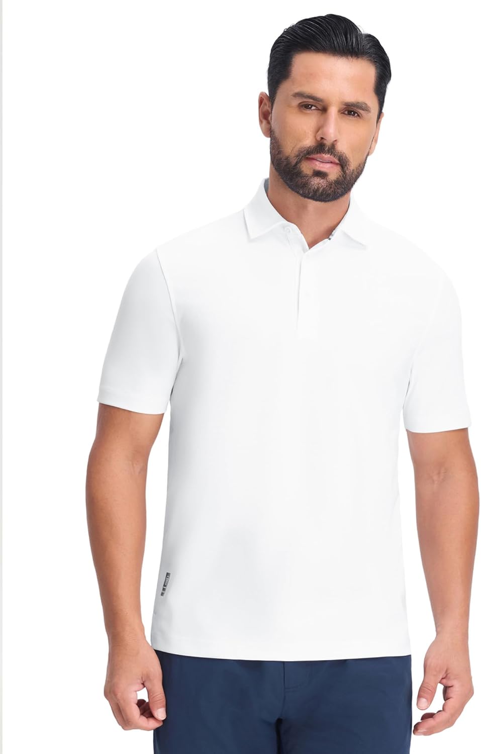 M MAELREG Golf Shirts for Men Dry Fit Waffle Textured Collared Short Sleeve Moisture Wicking Casual Sports Mens Polo Shirts