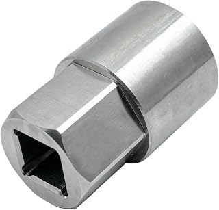 CNC Stainless Steel Spare Wheel Socket Handle Tool Fits 5194228010 | Stainless Steel Spare Tire Socket Tool(fits 1/2" Square Drive Ratchet), Compatible with Toyota Lexus Highlander Sienna