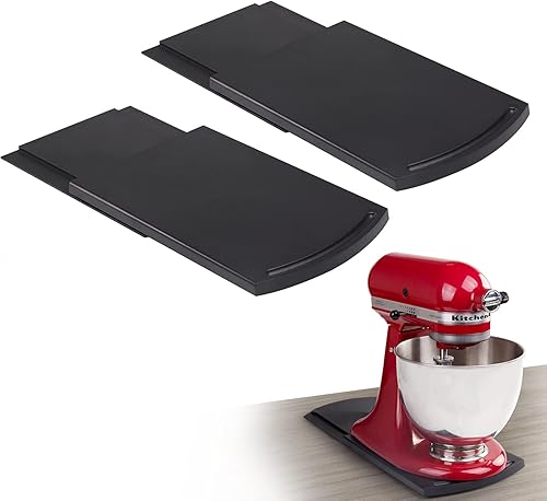 Bandeja deslizante para electrodomésticos de cocina, Funpynani Slider, compatible con cafetera, mezclador de ayuda de cocina, licuadoras, freidora