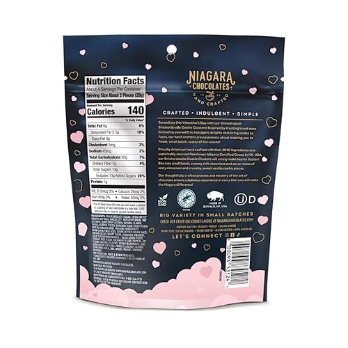 Miniatura 2 de Niagara Chocolates Racimos de Snickerdoodle de chocolate con leche 4 onzas sin OMG chocolate premium hecho a mano