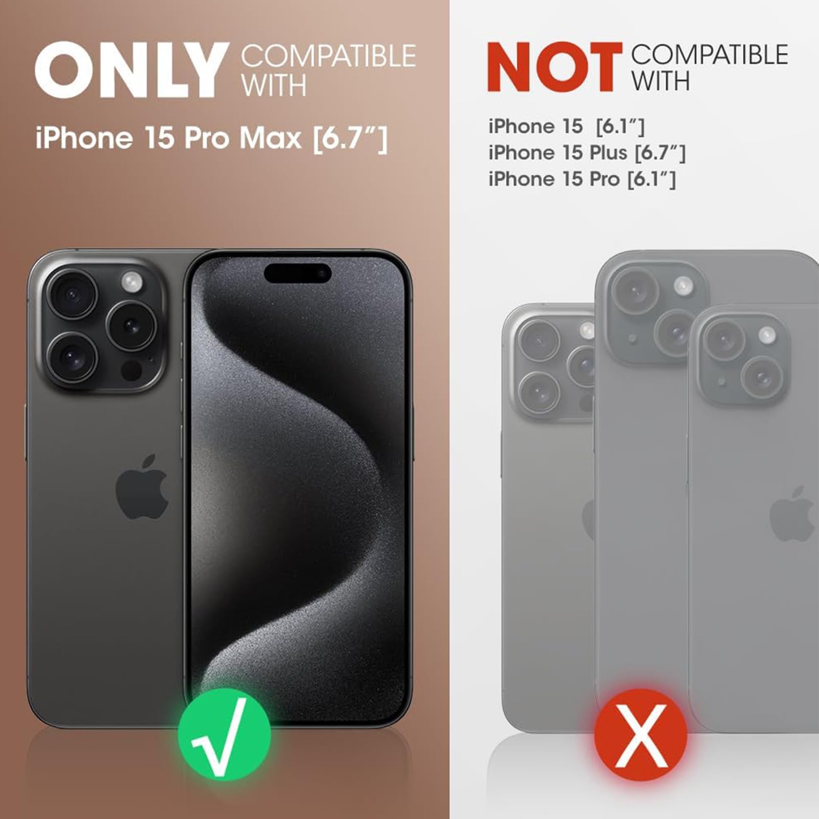 Battery Case for iPhone 15 Pro Max, Enhanced 12000mAh Portable Protective Wireless Charging Case Support Carplay Compatible with iPhone 15 Pro Max (6.7 inch) Rechargeable Battery Charger Case (Black)