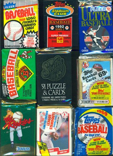 600 OLD VINTAGE MULTI SPORT BASEBALL FOOTBALL BASKETBALL HOCKEY CARDS ~ SEALED WAX PACKS ESTATE SALE WAREHOUSE FIND INVESTMENT BOX! TOPPS FLEER DONRUSS UPPER DECK SCORE AND MORE!!! - Thumbnail 2
