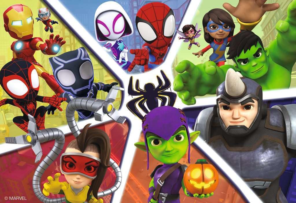 Amazon.com: Ravensburger Puzzle 05729 Spidey 2x24p : Toys & Games