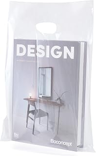 Choice Marts 100 Clear Plastic Bags With Handles 9