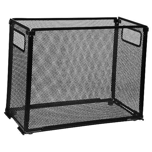 Holibanna Metal File Holder for Desk Compact and Office Organizer Easy to Assemble Elegant Design for Efficient Workspace Organization for Files and Magazines