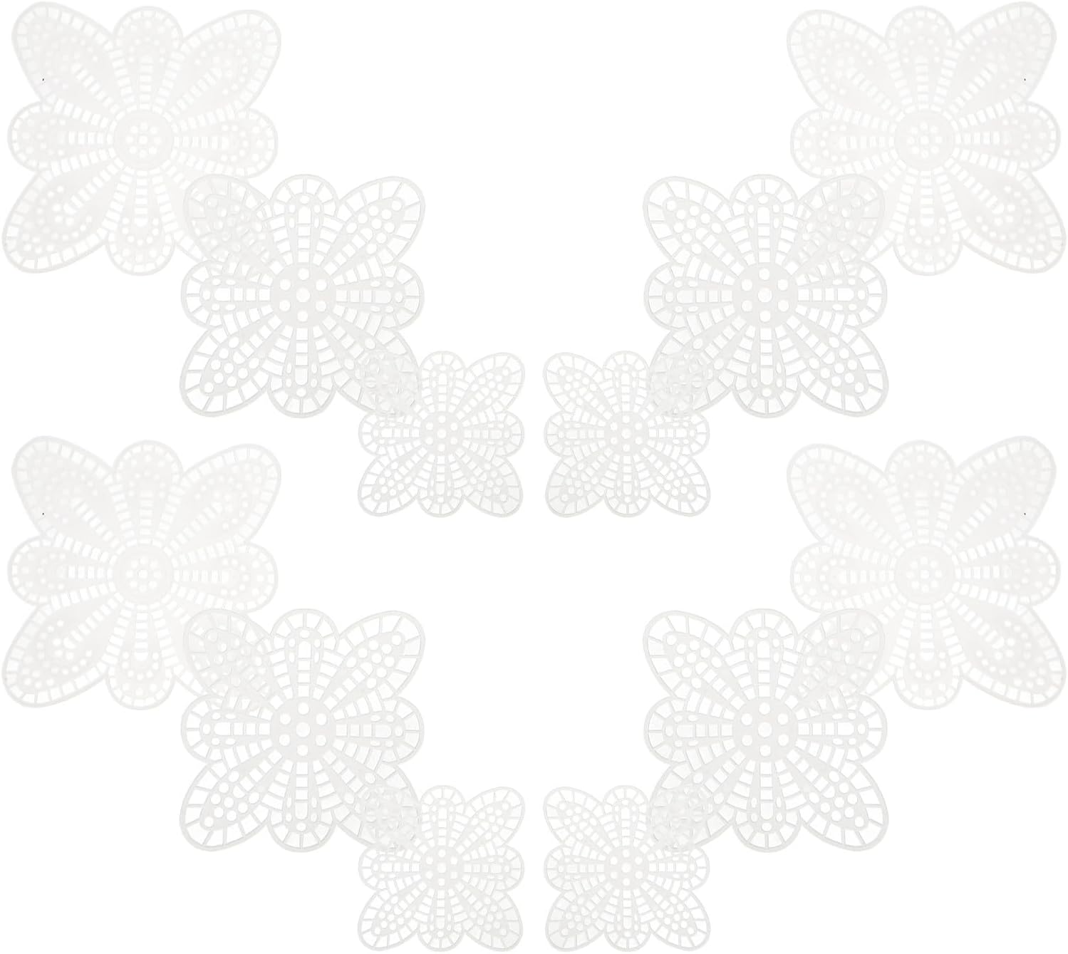 VINTORKY 15pcs Plastic Mesh Canvas Sheets DIY Supplies for Bag Making Butterfly-Shaped in Large Medium Small Sturdy Plastic Material for Crafting and Sewing Projects