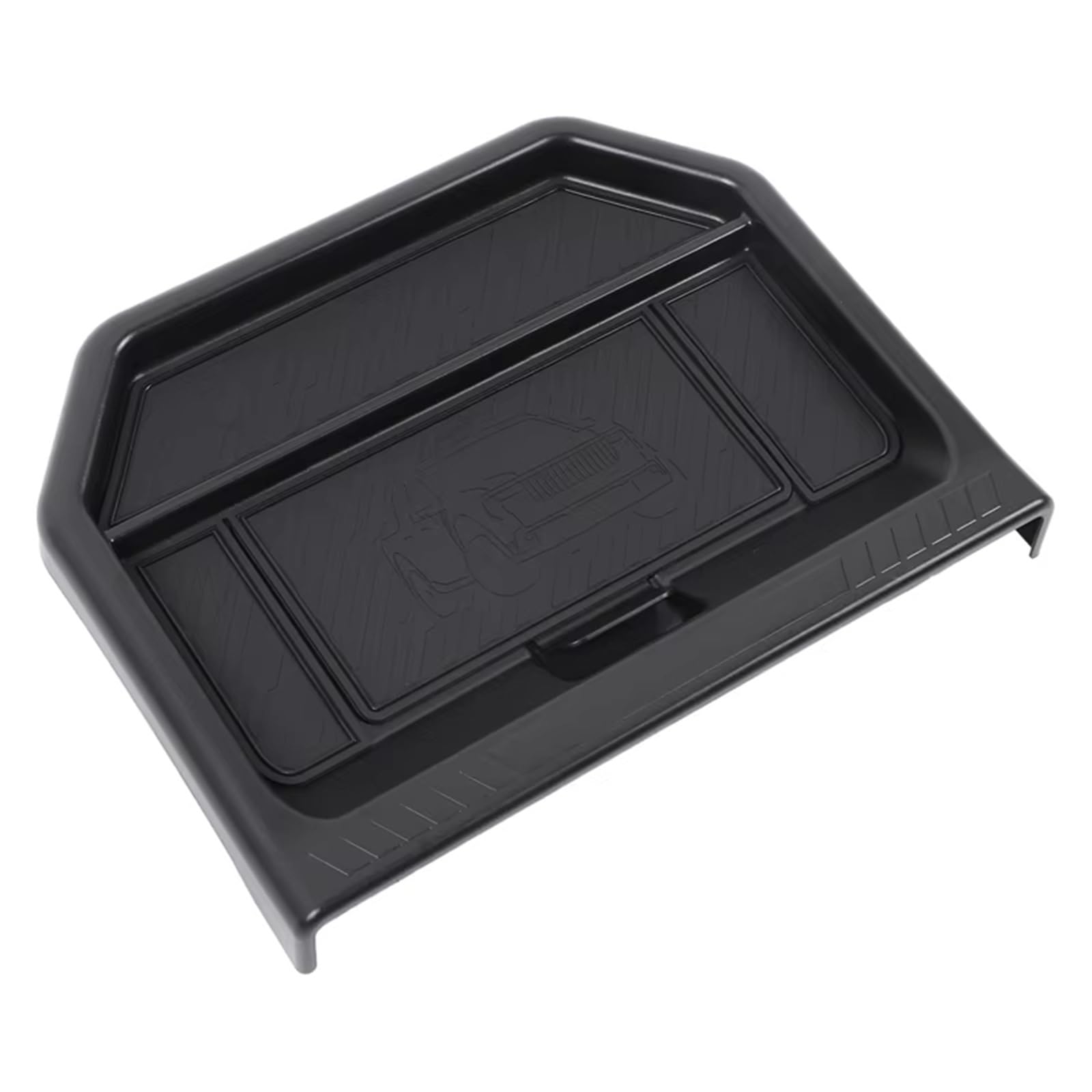 Lvdlrajj One Color Storage Organizer Compatible With Maverick 2025 2026 Dashboard Storage Organizer Center Console Insert Tray Magnetic Lid Hidden Panel Secret Compartment