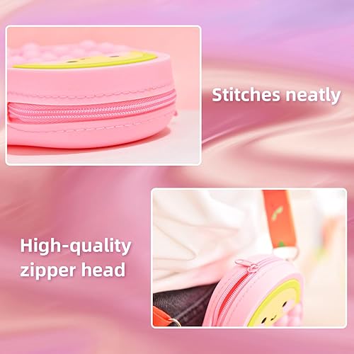 Miniatura 6 de HYXBB Bolsa de hombro Pop It para niñas bolsa de hombro para reventar juguete sensorial para reventar mensajero para niños suministros escolares