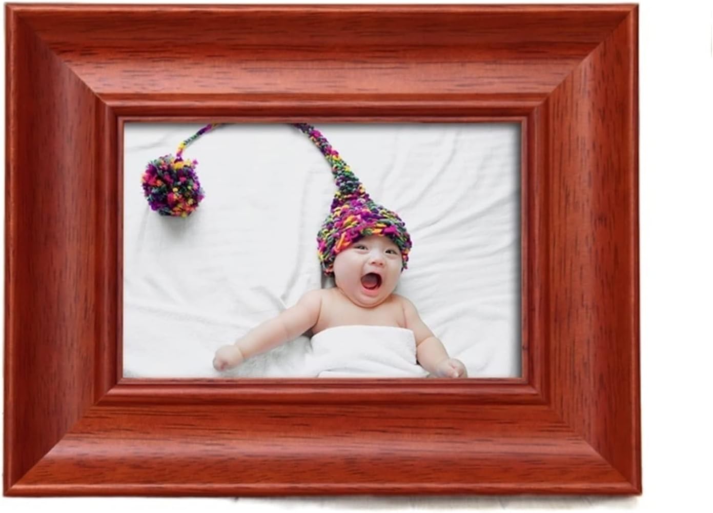 Picture Frames Wood Retro Photo Frame European Style Photo Table Suitable for Living Room Bedroom Office 6/7/8/10/12/A4 Inch Photo Frame for Desk (Size : 6 inch(102x152mm))