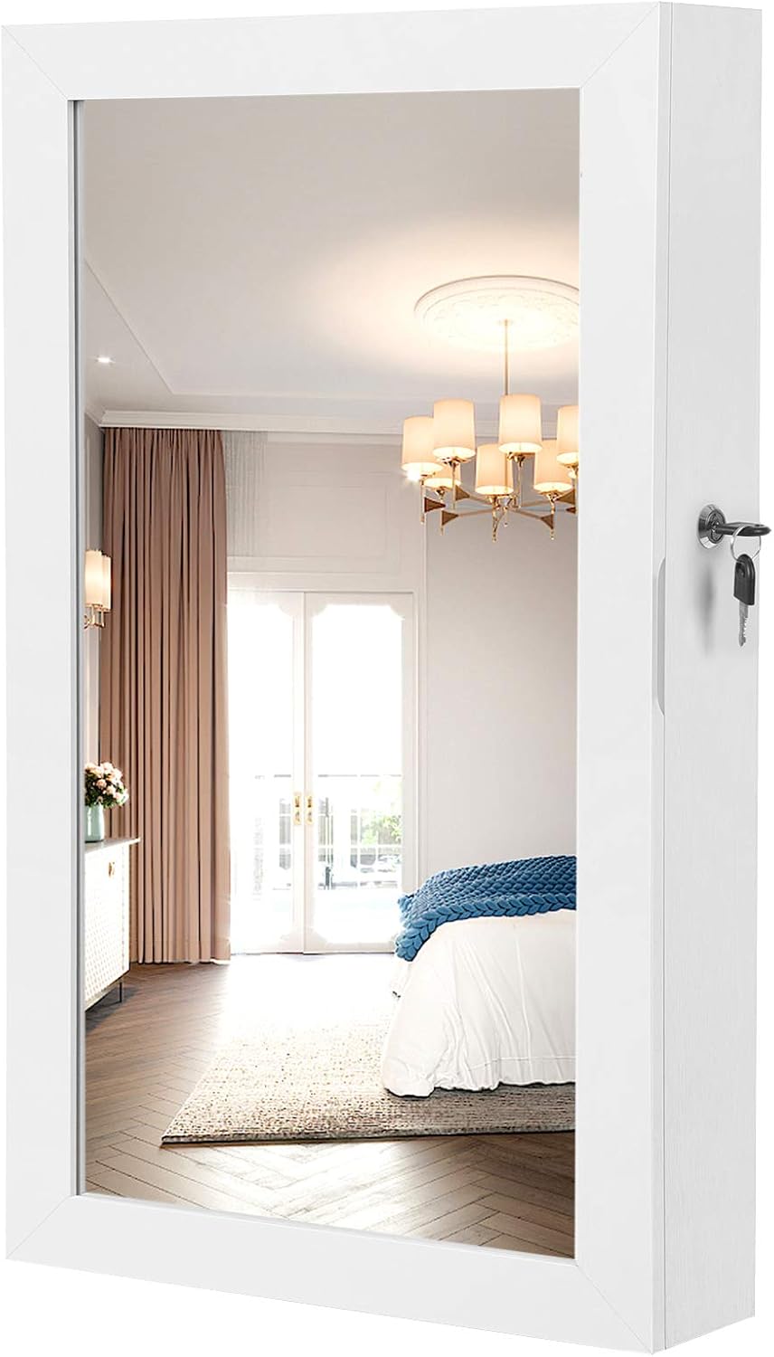 organizzatore di gioielli con ganci a cerniera