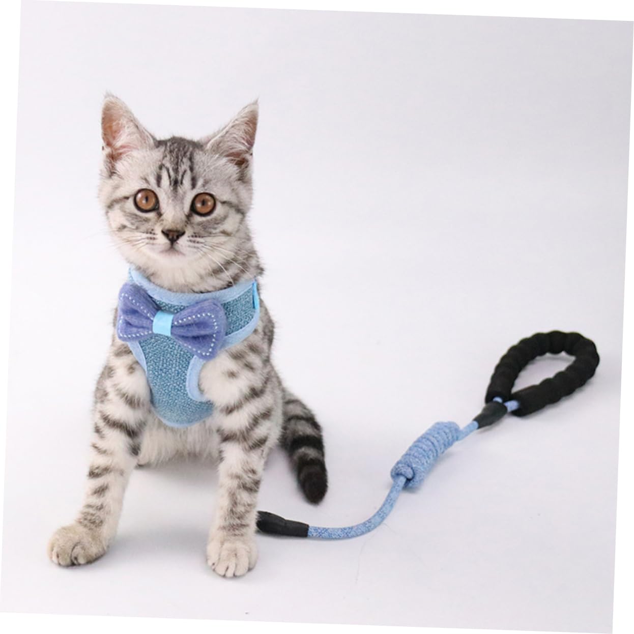 3 Pezzi Di Gilet Alla Moda Con Fiocco Per Gatti Facile Da Indossare E Leggero Per Gatti (2 5 Kg-10 Kg)