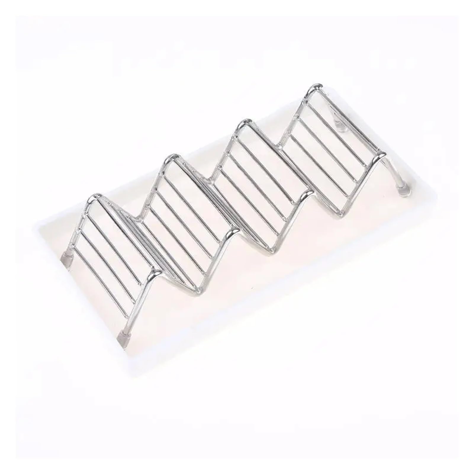 Stainless Steel Soap Rack 2 or 3 Grids for Sink Storage Dormitory Household Moisture Proof(B3)