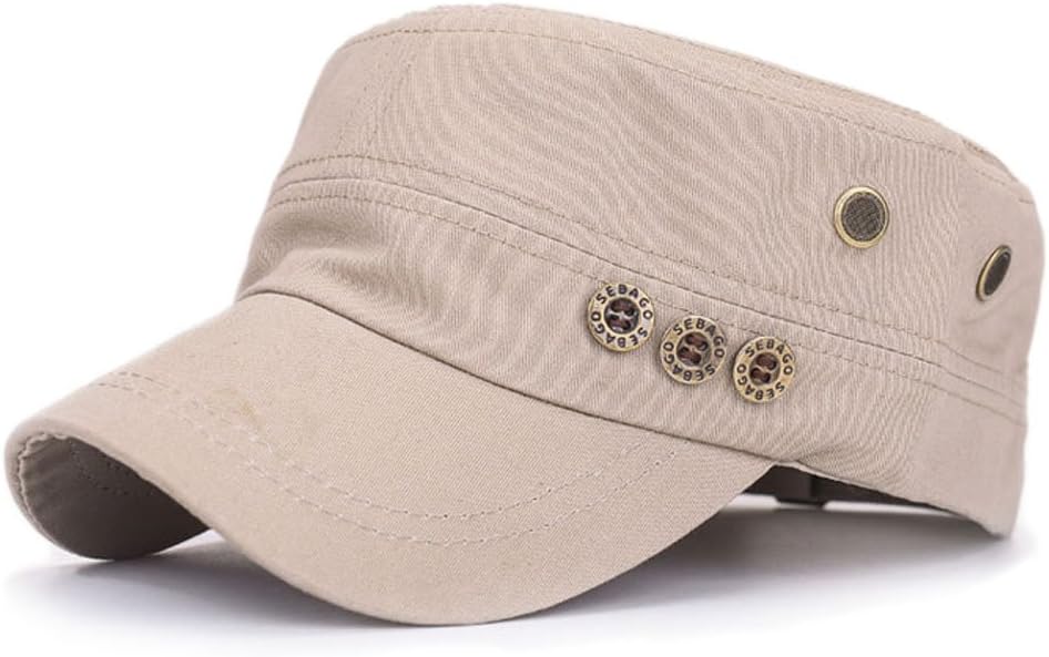 King Star Cadet Flat Top Hats Army Military Castro Snapback Caps