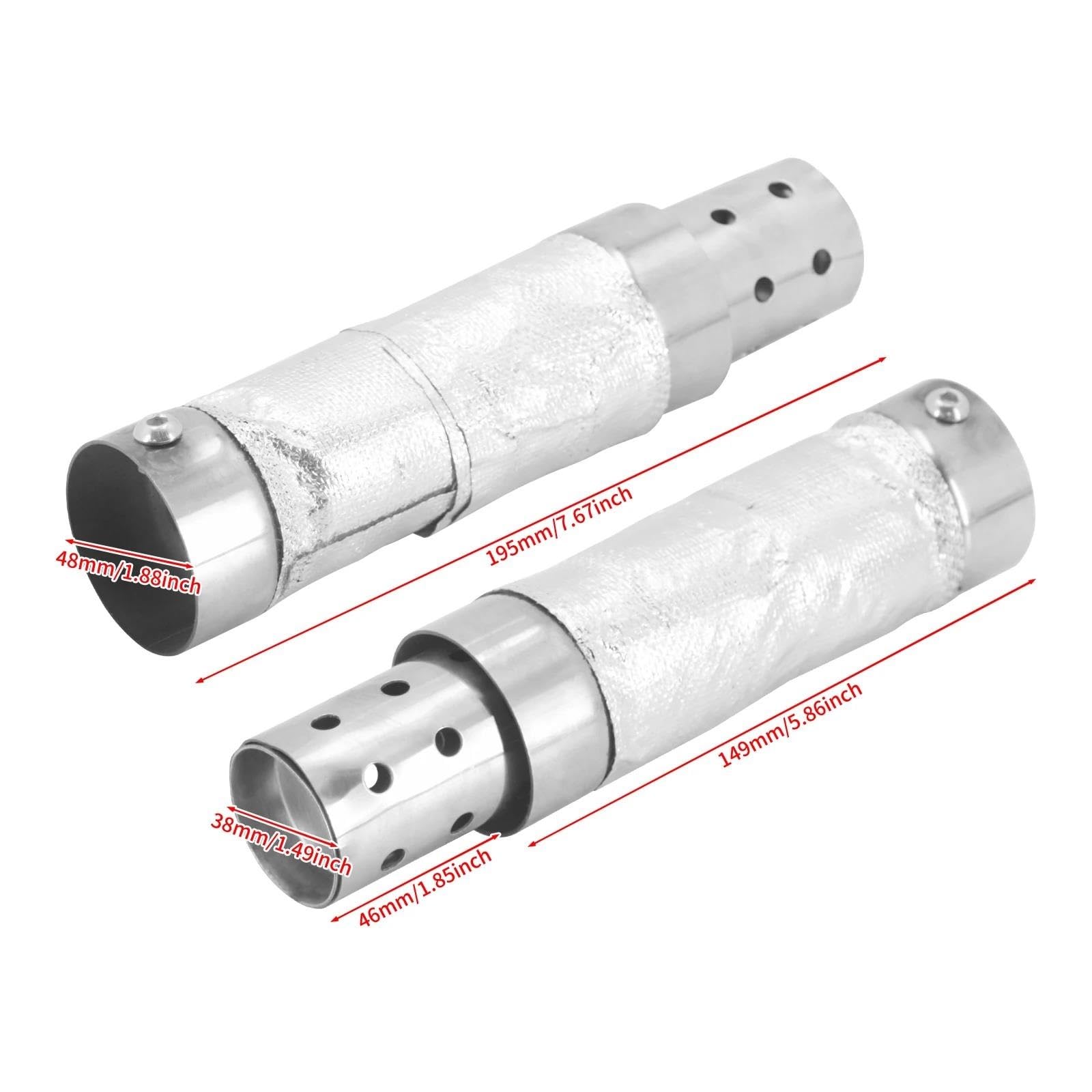 Silenziatore Universale Per Moto Per Tubo Di Scarico Silenzioso Per Harley Sportster XL 48 883 Touring Street Glide Softail Dyna