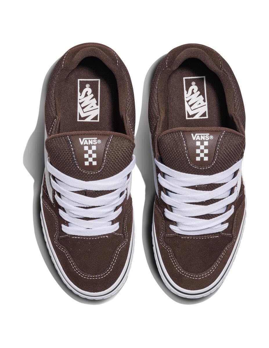 Vans Uomo Scarpe da Ginnastica in Pelle Scamosciata Caldrone, Gum