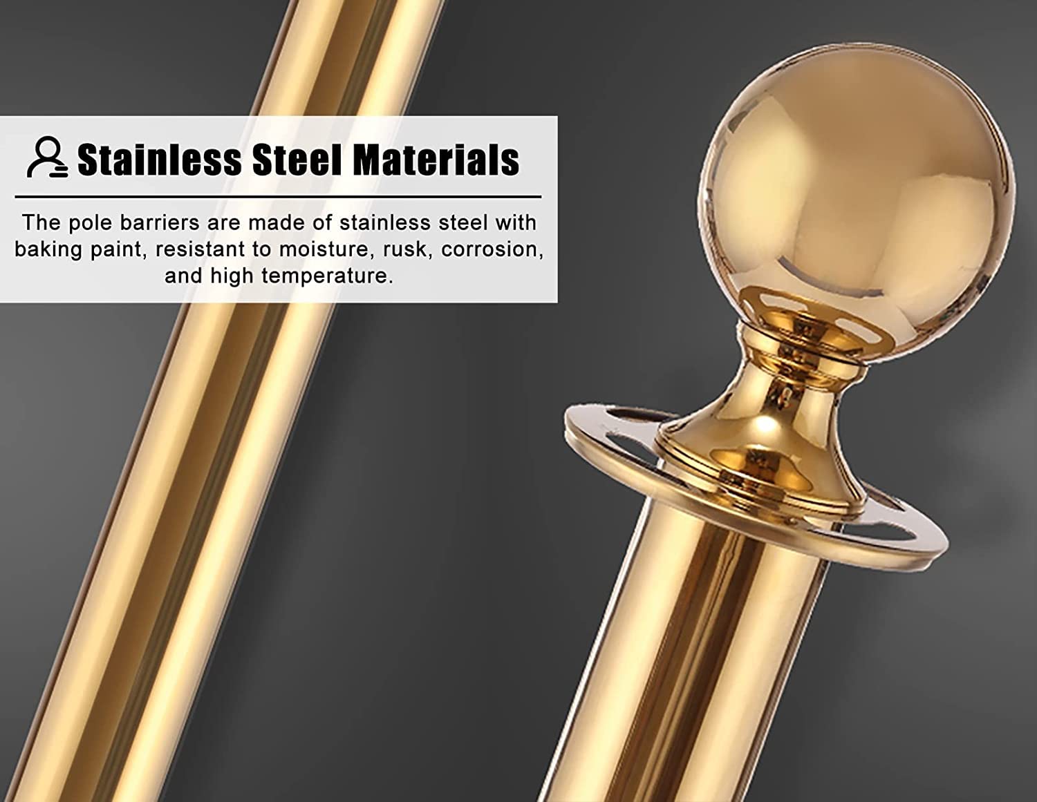 Amazon.co.jp: ベルトパーテーション チェーンポール パーテーション