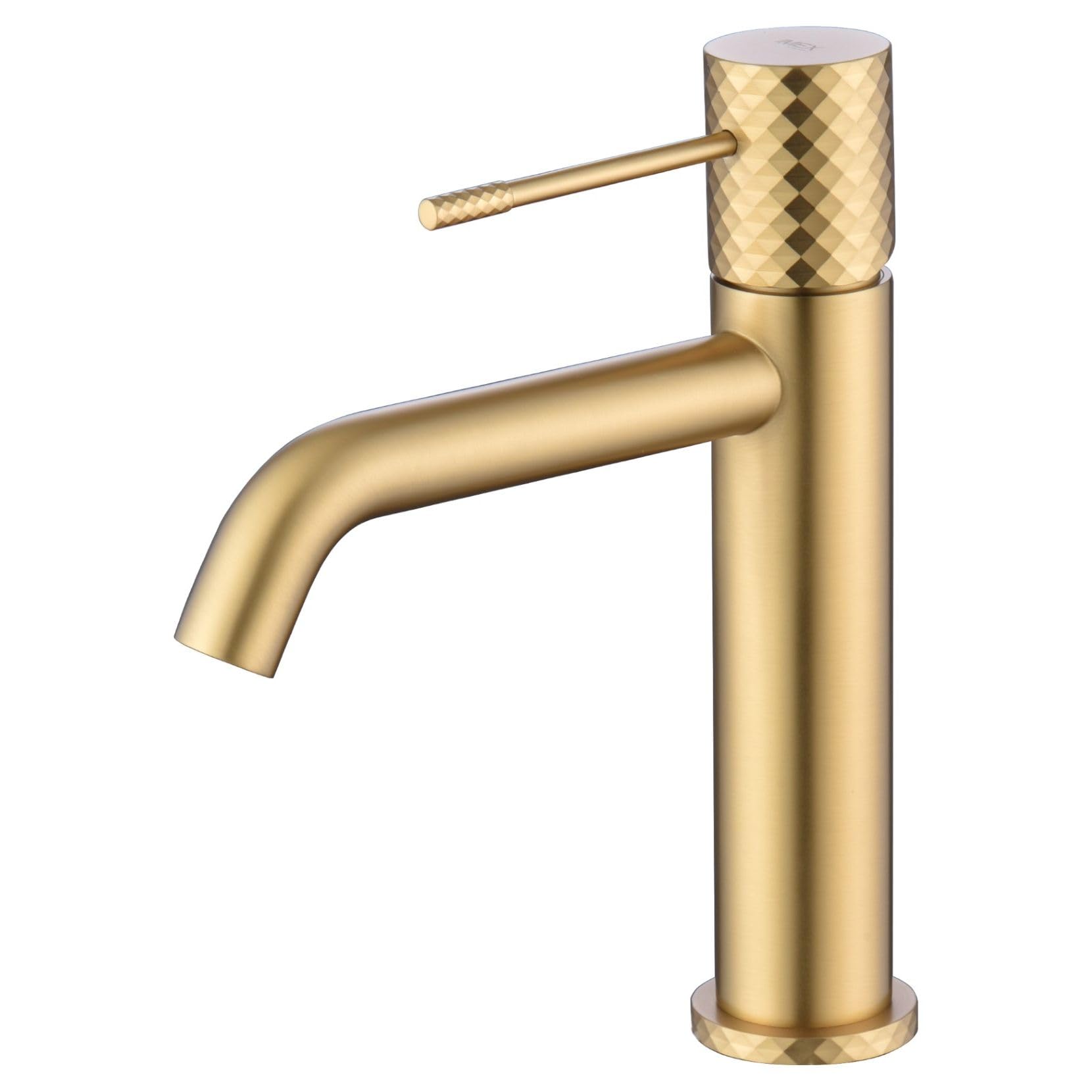 IMEX BDG053-1OC GÉNOVA Monomando Lavabo Oro Cepillado