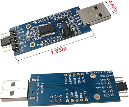 DSD TECH SH-U09C2 USB to TTL Adapter Built-in FTDI FT232RL IC for Debugging and Programming