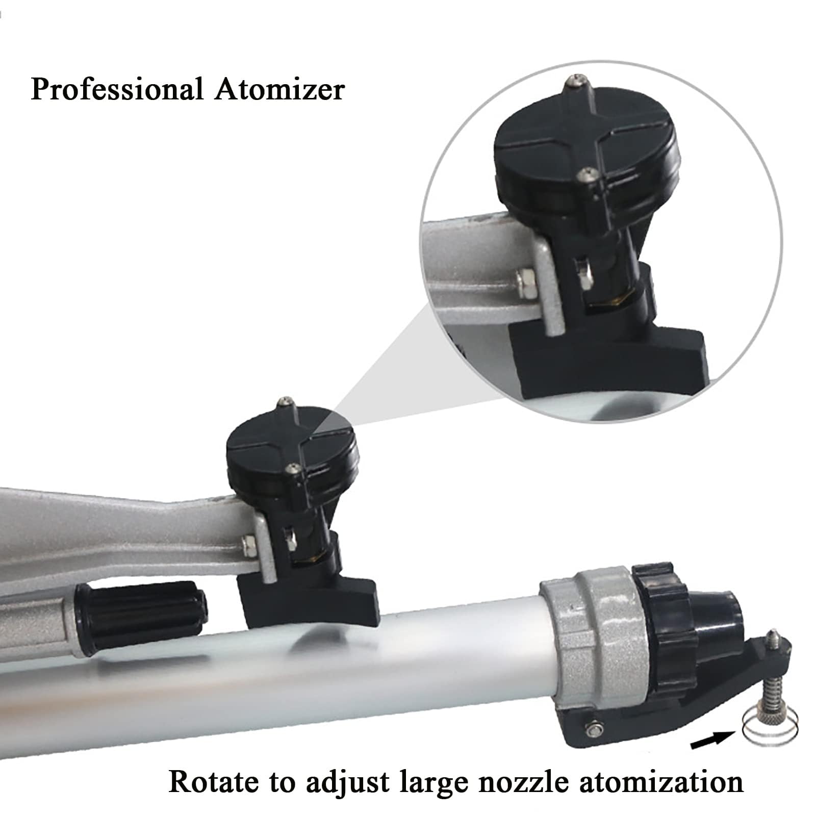 Regulowany Metalowy Zraszacz Impulsowy 360°, Regulowany Zraszacz Udarowy Z Wymienną Dyszą, Zasięg Wody 20m~42m, Wielkopowierzchniowy Zraszacz Wahadłowy 360°, Do Trawnika W Gospodarstwie Ogrodowym