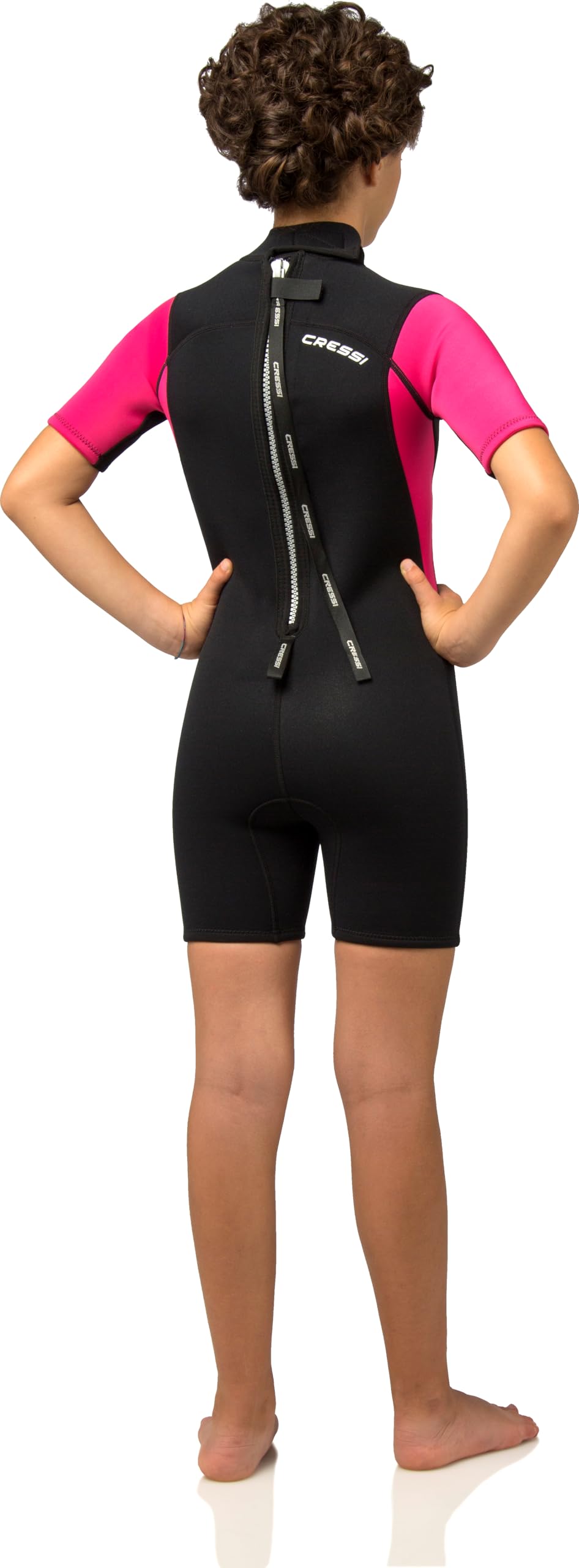 Cressi Shorty Junior Muta per Snorkeling, Surf, Paddleboarding - per bambini dai 2 ai 13 anni | Realizzata in neoprene a doppia fodera da 3 mm, ideale per acqua fredda media | Med X Junior: progettata