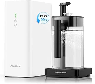 Waken Electric Under-Sink Reverse Osmosis Water Filtration System & Countertop Auto-Fill Pitcher, 2:1 Pure-to-Drain, 4-Stage NSF/ANSI 58 & 372 Certified, 0.0001μm RO for PFAS, Lead & TDS Reduction