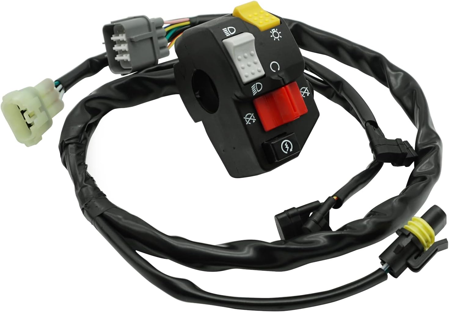 M MATI Handlebar Control Switch Start Kill Stop Headlight Button for Honda Foreman Rubicon 500 TRX500FM5/FM6/FM7 2015-2017 35150-HR5-A22