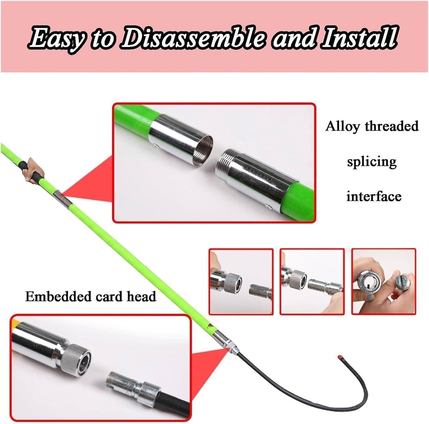 Electrical Safety Rescue Hook,High Voltage Insulated Rescue Hook,Life-Saving Pole,220lb Load Safety Rescue Hook,Electrocution Emergency Rescue Pole(Yellow,1m/3.3ft)